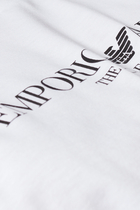 Eagle-Logo Cotton T-Shirt